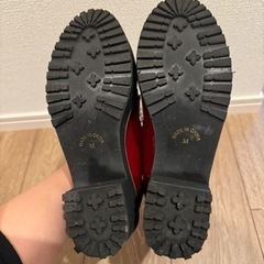 【最終値下げ&お渡し場所変更あり 】 靴　ローファー　赤色　　の画像