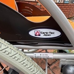 お引渡し先決定
【美品】ケアテックジャパン ハピネス 定価108,900円（税込 ） 車椅子 折りたたみ 軽量 の画像