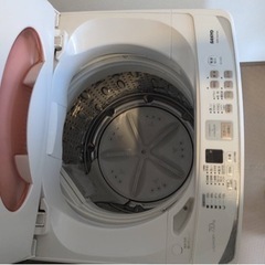 引き渡し予定者決まりました。洗濯機の画像