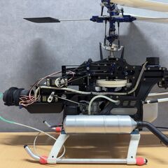 【ジ163】ヒロボー HIROBO ラジコンヘリ 良品 FUTABA FM FP-T6VH メカ エンジン OS MAX SX 50 付きの画像