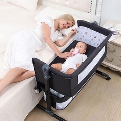 【美品】ベビーベッド　赤ちゃん用ベッド　バシネットの画像