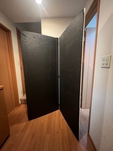 【お譲り先決まりました】写真•ムービー撮影に　白黒カポック（180cm x 約73cm x 2面）