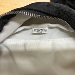 PORTER RIDE ウエストバッグ 　シワ加工　 ブラック ボディバッグの画像