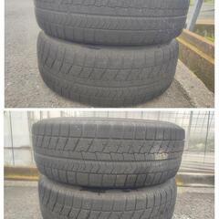 15㌅アルミホイール(weds JOKER)と15㌅スタッドレスタイヤ(BRIDGESTONE BLIZZAK VRX)の4本セットの画像