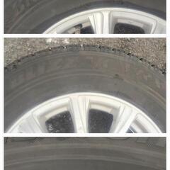 15㌅アルミホイール(weds JOKER)と15㌅スタッドレスタイヤ(BRIDGESTONE BLIZZAK VRX)の4本セットの画像