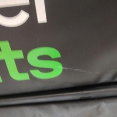 使用回数 4,5回程度　ウーバー(Uber)　バッグ　Delivery Bag (with Logo)ブラックの画像