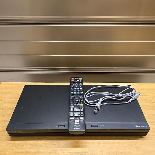 美品 動作品 SHARP シャープ AQUOS アクオス BD-NS510 ブルーレイ ディスクレコーダー 2017年製　リモコン・B-CASカード