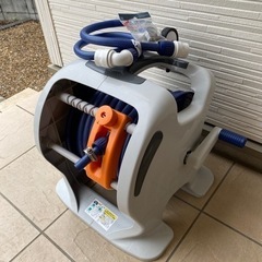 【受渡済】ホースリール　外用ホース　洗車　美品