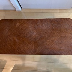 ローテーブル  ウォルナット色の画像