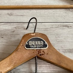 生活雑貨 洗濯用品 木製ハンガーの画像