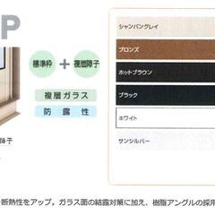 1/21▼価格DOWN外付サッシ　三協アルミ　マディオP　外付　引違い窓　複層透明ガラス　W1110×H980　網戸付の画像