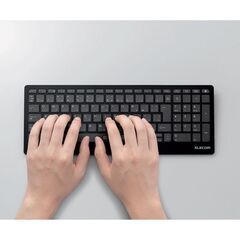 ジャンク エレコム ワイヤレスキーボード TK-FDP071 (...