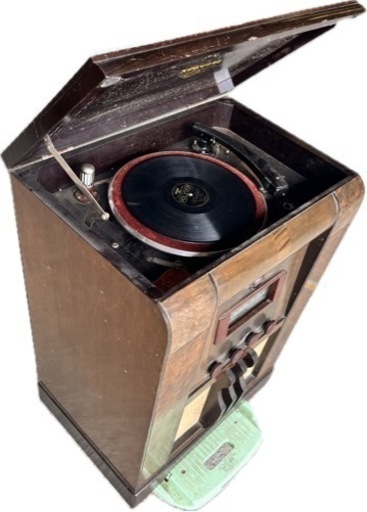 真空管 レコードプレーヤー 電気蓄音機 ラジオ アンティーク