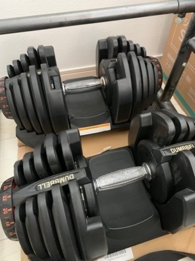 可変式ダンベル 1個~40kg×2