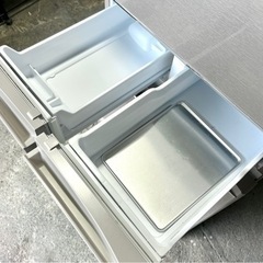 札幌引取り歓迎 美品 22年製 三菱電機 MITSUBISHI 451L 5ドア冷凍冷蔵庫 MR-MB45H-C 右開きの画像