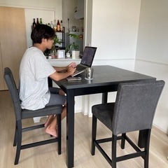 
元値¥160000美品✨高級ダイニングテーブル　椅子セットの画像