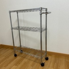 取引完了【100円】スチール製4段ワゴン