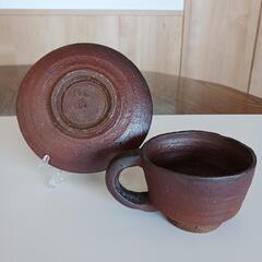 【 備前焼 】　珈琲カップ　　生活雑貨 食器の画像