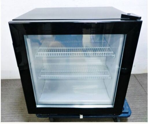 SIS ディスプレイ冷凍庫55L　SP-55DSLF　1ドア　ブラック　ジャンク扱い