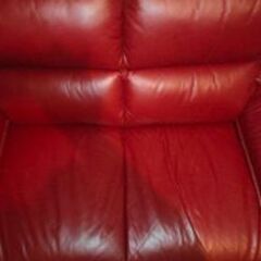 ニトリ ロゾ 2人かけソファ 本皮の画像