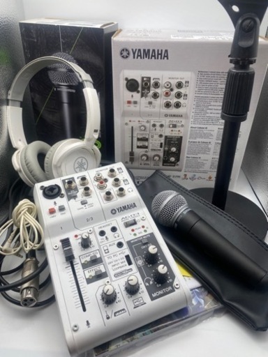 【配信者セット】YAMAHA ウェブキャスティングミキサー AG03 その他