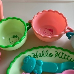 HELLO KITTY  キティ　おままごと　おもちゃティーセット！レトロ　の画像