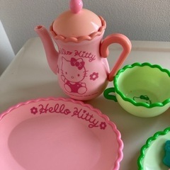 HELLO KITTY  キティ　おままごと　おもちゃティーセット！レトロ　の画像