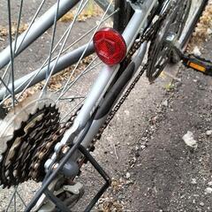 自転車　マウンテンバイク　黒　ジャンク扱いの画像