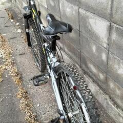 自転車　マウンテンバイク　黒　ジャンク扱いの画像