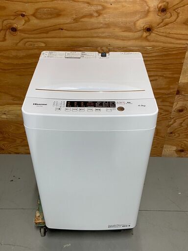 Hisense　ハイセンス　洗濯機　HW-K45E　4.5kg　2022年製　203　SP