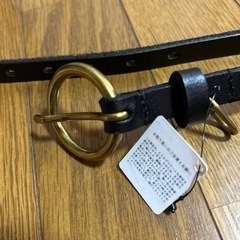 FAUCON/Hawk company レザーサークルバックルベルト