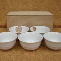 深川製磁 寿赤絵 仙茶碗揃