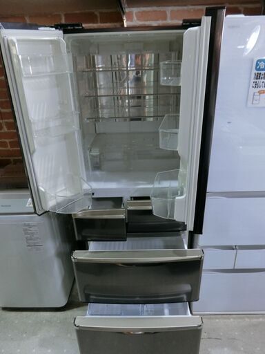 シャープ　2010年製　515L冷蔵庫　SJ-ZF525-B【モノ市場東海店】155