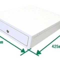 【未使用品】お届け可☆ 手動開閉式キャッシュドロア 電源不要の画像