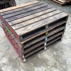 木製パレット 110×110 5枚セット　茨城県稲敷市江戸崎で引き渡し