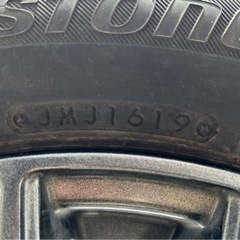 155/65R14 スタッドレスタイヤ　ホイール付き　NBOXの画像