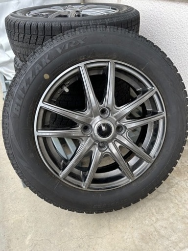 155/65R14 スタッドレスタイヤ　ホイール付き　NBOX