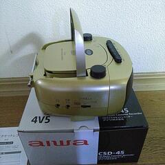 【お取引中】CDラジオカセットレコーダー　aiwa CSD-45の画像