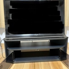 液晶テレビ+テレビ台の画像