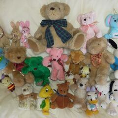 ぬいぐるみ　ミッキー　キティー　ピカチュウ　ミッフィーなど多数差し上げますの画像