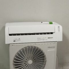 室外機も込 ハイセンス 6畳用 Wi-Fi/換気 エアコン クーラー2022年製 Hisense 2022 6畳