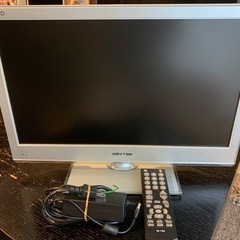 【引き取り限定】22V型LEDテレビ　リモコン　B-CAS付き