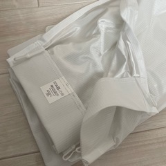 遮光カーテン　ブラウン　レースセットの画像