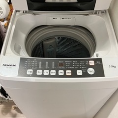 【訳あり】【差し上げます】Hisense　洗濯機 5.5kg 2...