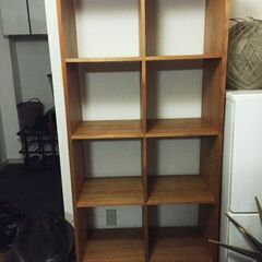 【引取希望】北欧チーク材オープンラック