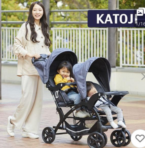 2人乗りベビーカー　二人乗りベビーカー