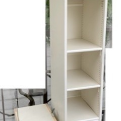 100円　隙間家具 本棚　天井突っ張り式　カラーボックス