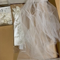 ウエディングドレス　一式　中古　の画像
