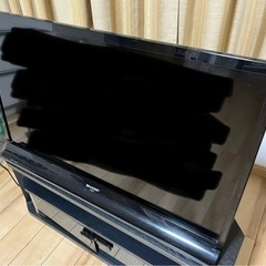 液晶テレビ+テレビ台の画像