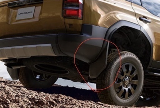 ランクル250マットフラップ